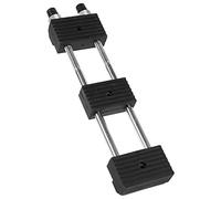 Fdit Support de Pierre à Aiguiser Réglable, Base de Pierre à Aiguiser en Fer chromé avec Pieds Antidérapants en Silicone, Longueur de 29 Cm pour Outils de Coutellerie de Cuisine,
