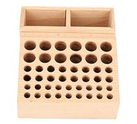 Fdit Support de Rangement, Support Organisateur de Poinçons Artisanaux en Cuir à 48 Trous (Zelkova)
