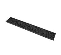 Fdit Tapis de Bar à café en Silicone PVC Tapis de Drainage Antidérapant Résistant à la Chaleur 60x10 Cm de Comptoir Lavable au Lave-vaisselle pour Accessoires de Comptoir de Bar (BLACK)