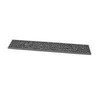 Fdit Tapis de Bar à café en Silicone PVC Tapis de Drainage Antidérapant Résistant à la Chaleur 60x10 Cm de Comptoir Lavable au Lave-vaisselle pour Accessoires de Comptoir de Bar (GREY)
