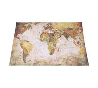 Fdit Tapis de Carte du Monde, Tapis Doux Antidérapant pour Le Salon