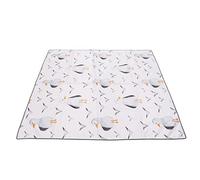 Fdit Tapis de Chaise Haute Polyvalent Antidérapant, Tapis de Protection de Sol Lavable pour Bébés et Tout-petits, de Serviette pour bébé