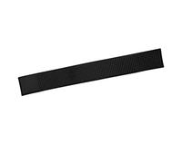 Fdit Tapis de Rail de Barre Tapis D'isolation Thermique Antidérapant Durable pour Comptoir de Bar Prévention des Déversements café, PVC Noir 60x8x1 Cm