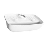 Fdit Tapis de Robinier Anti-Éclaboussure pour Évier de Cuisine, Support