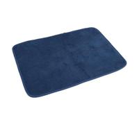 Fdit Tapis de Salle de Bain Bleu Marine, Tapis de Bain en Mousse à Mémoire de Forme Polaire Ultra Doux avec Support Antidérapant en PVC à Séchage Rapide 16,34 X 23,62 Pouces