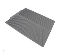 Fdit Tapis de Séchage en Silicone, 19,09 X 15,94 Pouces (GREY)