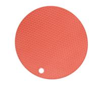 Fdit Tapis en Silicone Résistant à la Chaleur, 17cm, Conception de Grille Antidérapante, Tapis de Comptoir de Cuisine pour Casseroles Chaudes, Assiettes et Plats