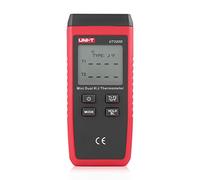 Fdit Thermomètre à Thermocouple Numérique K/J UT320A UT320A -50 ° C-1300 ° C Type K/J avec Affichage LCD C/F Compteur de Température Rétro-Eclairage(UT320D)