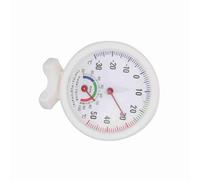 Fdit Thermomètre Hygromètre 2 en 1, Jauge d'humidité de Température Intérieure Moderne, Cadran de 7,5 Cm avec Crochet pour Maison, école, Bureau, Hôtel
