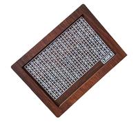 Fdit Tirelire pour Garçons et Filles, Tirelire en Bois Unique avec Compteur, Objectif D'épargne Amusant de 3000 Dollars pour Les âges, 7,9 X 5,7 X 2,6 Pouces (Marron foncé)