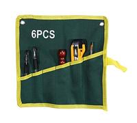 Fdit Trousse À Outils Roll-Tasche Tools Sac de Rangement Spanner Wrench Pinces Organizer Pouch Toile Pochettes(6PCS)