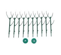 Fdit Tuteurs de Plantes Réglables pour Plantes Grimpantes D'intérieur et D'extérieur avec Connexions Flexibles et Attaches Faciles à Assembler (10PCS)