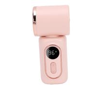 Fdit Ventilateur Clip Portable 5 Vitesses, Rotation 180° Rechargeable Silencieux Mini Ventilateur avec Batterie 3000mAh Plaque de Refroidissement Métal pour Voyage Bureau Plein Air (PINK)