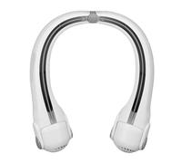 Fdit Ventilateur de Cou Portable sans Pales, Ventilateur Personnel Portable 2400 MAh, Fonctionne avec Batterie, Rechargeable par USB, avec 3 Vitesses de Refroidissement Silencieux