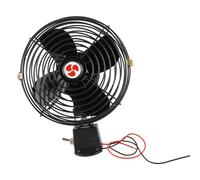 Fdit Ventilateur de Refroidissement 12 V pour Camping-car avec Interrupteur à 2 Vitesses - Économe en énergie et Très Polyvalent - Convient pour les Camions, Camping-cars, bateaux. (6 pouces)