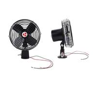 Fdit Ventilateur de Refroidissement 12 V pour Camping-car avec Interrupteur à 2 Vitesses - Économe en énergie et Très Polyvalent - Convient pour les Camions, Camping-cars, bateaux. (8 pouces)