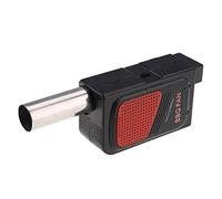 Fdit Ventilateur Soufflerie À L'Extérieur Portable Barbecue Électrique Pique-Nique en Acier Inoxydable Camping Cuisine pour les Fusains À Charbon de Bois Sans Batteries