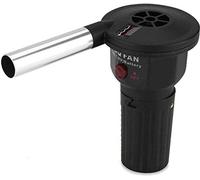 Fdit Ventilateur Soufflet Electrique pour Barbecue BBQ Puissant Mini Bruit Bas Ventilateur à Air pour Pique-Nique