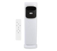 Fdit Ventilateur Tour sans Pale 120° Oscillant, Télécommande, Minuterie, 4 Vitesses, Chauffage 2000W pour Chambre Bureau Maison Portable Silencieux