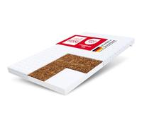 FDM Baby Coco Matelas pour Enfants 90x190 cm Mousse à Mémoire de Forme Coco Épaisseur 8 cm Fermeté H2 H3 Matelas à Deux Faces Housse Lavable Oeko-TEX Hypoallergénique