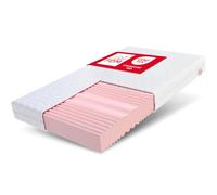 FDM Comfort Duo Max Double Matelas 120x200 cm Mousse à Mémoire de Forme Épaisseur 20 cm Fermeté H3 et H4 Matelas à Deux Faces 7 Zones de Confort Housse Lavable Oeko-TEX Hypoallergénique
