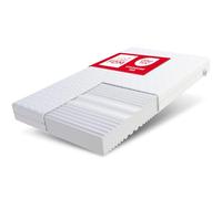 FDM Comfort Duo Max Matelas 100x200 cm Mousse à Mémoire de Forme Épaisseur 14 cm Fermeté H3 et H4 Matelas à Deux Faces 7 Zones de Confort Housse Lavable Oeko-TEX Hypoallergénique