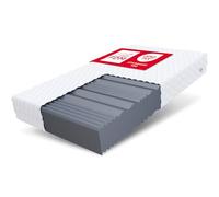 FDM Comfort Max Matelas 100x200 cm Mousse à Mémoire de Forme Épaisseur 16 cm Fermeté H3 Matelas à Deux Faces 7 Zones de Confort Housse Lavable Oeko-TEX Hypoallergénique