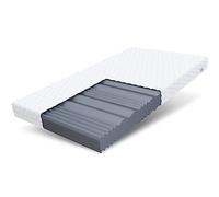 FDM Comfort Max Matelas 120x200 cm Mousse à Mémoire de Forme Épaisseur 16 cm Fermeté H3 Matelas à Deux Faces 7 Zones de Confort Housse Lavable Oeko-TEX Hypoallergénique