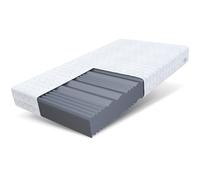 FDM Comfort Max Plus Matelas 90x200 cm Mousse à Mémoire de Forme Épaisseur 24 cm Fermeté H3 Matelas à Deux Faces 7 Zones de Confort Housse Lavable Oeko-TEX Hypoallergénique