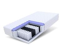 FDM Mariner Matelas 90x200 cm Épaisseur 23 cm Matelas à Ressorts Ensachés avec Mousse Fermeté H2 H3 Deux Faces 7 Zones de Confort Housse Lavable Oeko-TEX Hypoallergénique