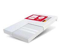 FDM Matelas 90x200 cm, fermeté H3/H4, Hauteur 12 cm, Matelas roulé Double Face, Mousse HR, 7 Zones de Confort, Housse hypoallergénique Lavable en Jersey, certifiée Oeko-Tex, Verdura