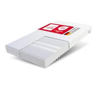 FDM Matelas 90x200 cm, fermeté H3/H4, Hauteur 14 cm, Matelas roulé Double Face “Max”, Mousse HR, 7 Zones de Confort, Housse hypoallergénique Lavable en Jersey, certifiée Oeko-Tex, Verdura Max
