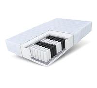 FDM Medic Matelas 90x200 cm Épaisseur 16 cm Matelas à Ressorts Ensachés avec Mousse Fermeté H3 Deux Faces 7 Zones de Confort Housse Lavable Oeko-TEX Hypoallergénique