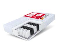 FDM Medic Max Matelas 140x190 cm Épaisseur 23 cm Matelas à Ressorts Ensachés avec Mousse Fermeté H3 Deux Faces 7 Zones de Confort Housse Lavable Oeko-TEX Hypoallergénique
