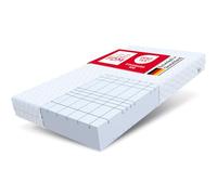 FDM Pearl Max Matelas 100x200 cm Mousse à Mémoire de Forme Épaisseur 20 cm Fermeté H4 Matelas à Deux Faces 7 Zones de Confort Housse Lavable Oeko-TEX Hypoallergénique