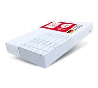 FDM Pearl Max Plus Matelas 80x200 cm Mousse à Mémoire de Forme Épaisseur 24 cm Fermeté H4 Matelas à Deux Faces 7 Zones de Confort Housse Lavable Oeko-TEX Hypoallergénique