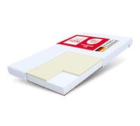 FDM PIKOLO Matelas 70x160 cm Mousse à Mémoire de Forme Latex Coco Épaisseur 11 cm Fermeté H2 H4 Matelas à Deux Faces 7 Zones de Confort Housse Lavable Oeko-TEX Hypoallergénique