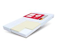 FDM PIKOLO Matelas 90x200 cm Mousse à Mémoire de Forme Latex Coco Épaisseur 11 cm Fermeté H2 H4 Matelas à Deux Faces 7 Zones de Confort Housse Lavable Oeko-TEX Hypoallergénique