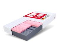 FDM Select Max Matelas 90x190 cm Mousse à Mémoire de Forme Épaisseur 18 cm Fermeté H3 H4 Matelas à Deux Faces 7 Zones de Confort Housse Lavable Oeko-TEX Hypoallergénique