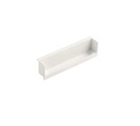 FDzkrtvm Poignées coulissantes encastrées en matériaux solides | Multicolore : for armoire, tiroir, penderie et porte coulissante.(White 120mm)