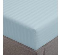 Feather & Stitch New York 1 Drap-Housse pour très Grand lit, 100% Coton avec Poche très Profonde de 45,7 cm, 500 Fils au Pouce carré, Tissage satiné Ultra Doux, Ajustement élastique, Matelas