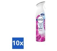 Febreze Amethyst Spray d'ambiance – Parfum floral frais – 300 ml - Pack économique - 10 pièces