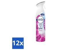 Febreze Amethyst Spray d'ambiance – Parfum floral frais – 300 ml - Pack économique - 12 pièces