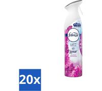 Febreze Amethyst Spray d'ambiance – Parfum floral frais – 300 ml - Pack économique - 20 pièces