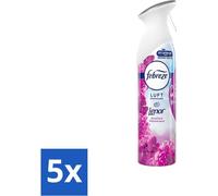 Febreze Amethyst Spray d'ambiance – Parfum floral frais – 300 ml - Pack économique - 5 pièces