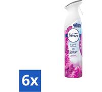 Febreze Amethyst Spray d'ambiance – Parfum floral frais – 300 ml - Pack économique - 6 pièces