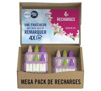 Febreze Désodorisant Électrique Recharges Parfum Fleur de Lys x4 (20ml)