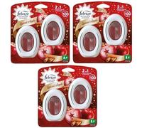 Febreze Lot de 6 désodorisants pour salle de bain Pomme épicée 7,5 ml