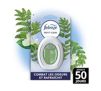 Febreze Petit Coin, Désodorisant WC En Continu 7.5ml, Parfum Rosée du Matin, Combat Les Odeurs, Fraîcheur Jusqu'à 50 Jours
