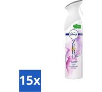 Febreze Spray – 0 % – Orchidée – Désodorisant – 300 ml - Pack économique - 15 pièces